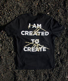 Camiseta Negra Created To Create
