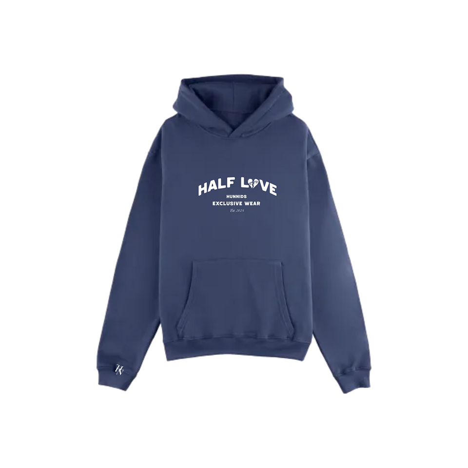 Sudadera Azul Half Love