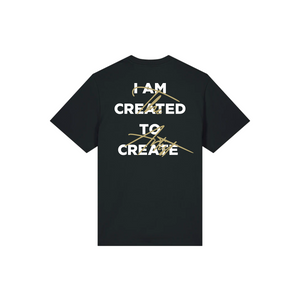 Camiseta Negra Created To Create