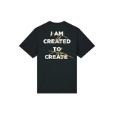 Camiseta Negra Created To Create