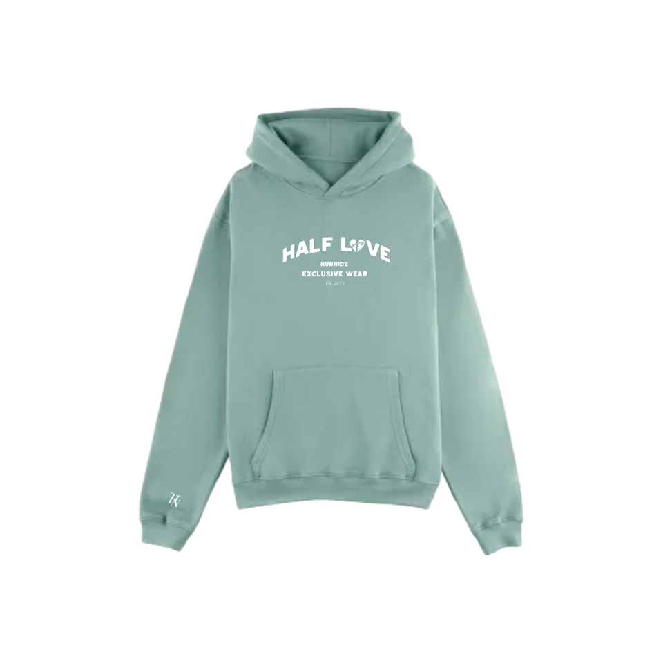 Sudadera Verde Half Love