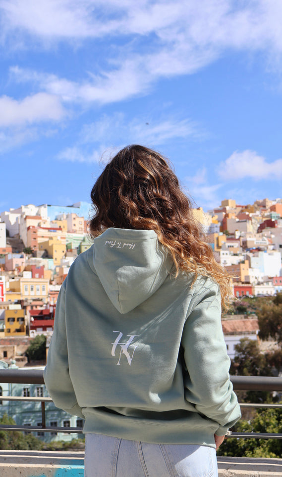 Sudadera Verde Half Love