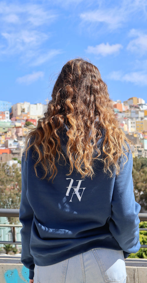 Sudadera Azul Half Love